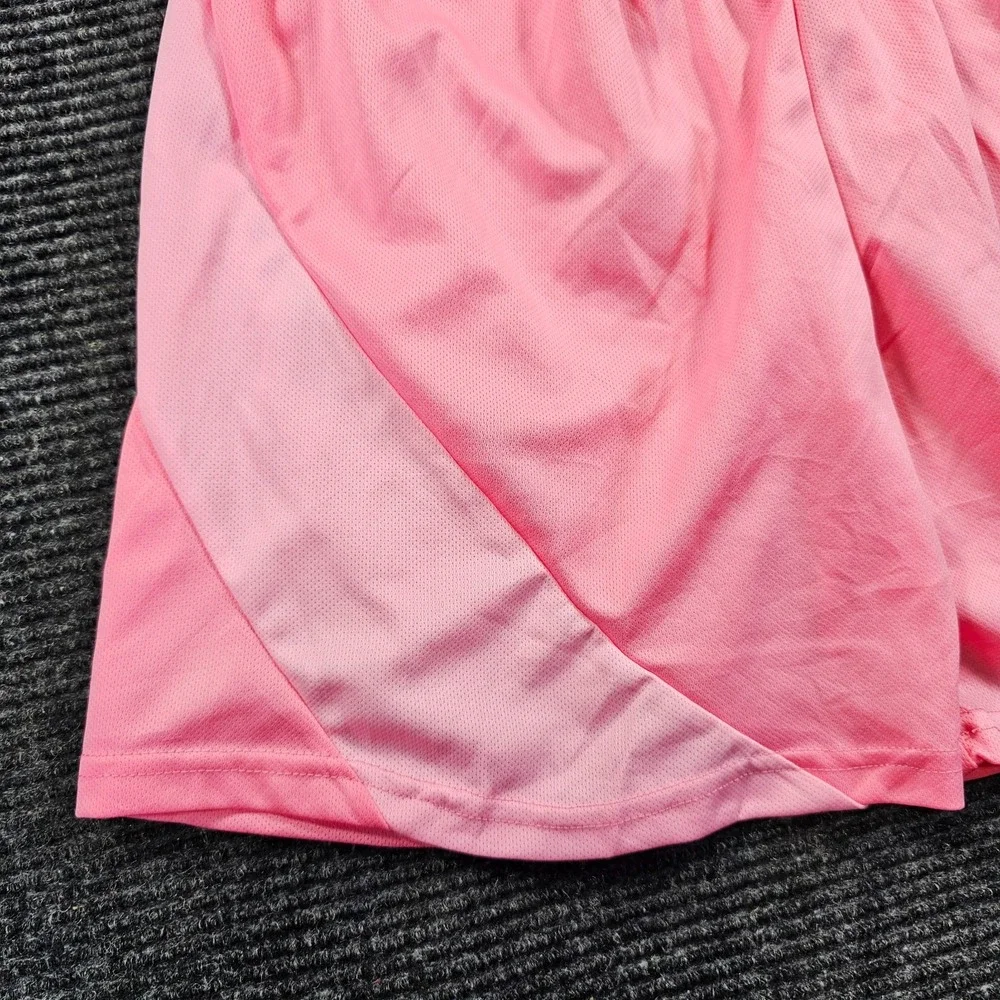 Inter Miami CF Mens Large Pink Athletic Soccer Shorts Elastic Waist Logo MLS